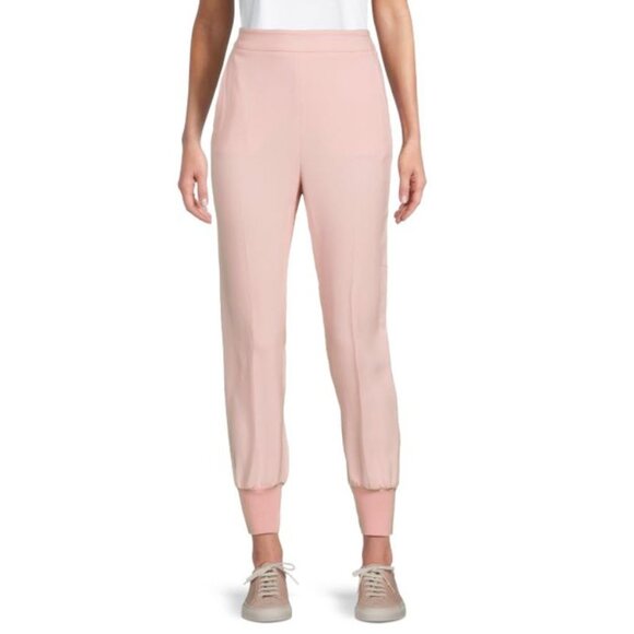 NWT Stella McCartney Flat Front Joggers in Ballet Pink Size 40(6) - Picture 1 of 6